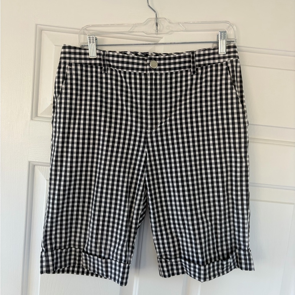 Ralph Lauren Black and White Gingham Shorts